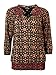 Lucky Brand Women's Tiles Smocked Top