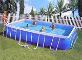 Steel Pro Frame Pool 671cm + Leiter, Pumpe viel Zubehoer