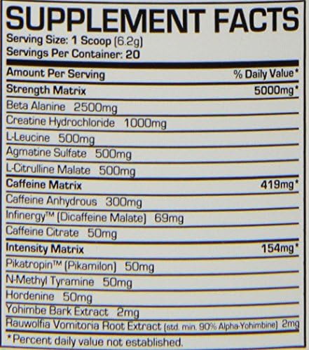 Professional Supplements Mr Hyde Supplement, Punch, 4.4 Ounce