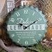 Retro Style Shabby Cottage Chic Tin Wall Clock