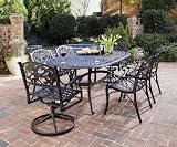 Biscayne Black 7-Piece Outdoor Dining Set