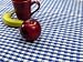 Terry Tablecloth - Cobalt Blue - 100% Cotton - Hobnail Style