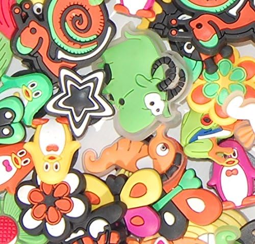 60 Shoe Charms for Croc Style Shoes. Also used on Bracelets - Wristbands