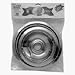 Drip Pans for GE Hotpoint Electric Stoves 4-pc. Set- Chrome(2 Large/ 2 Small)