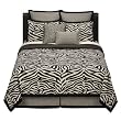 Chawagga Comforter Set - Black/ White