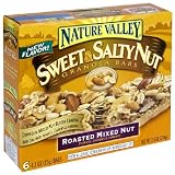 Nature Valley Sweet & Salty Bars - Roasted Mixed Nut, 7.4-Ounce Boxes (Pack of 6)