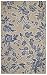 Capel Rugs Spring Flowers Collection 425 Delft Blue 8' x 11'