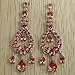 Yazilind Chandelier Silver Plated Pear Cut Cubic Zirconia CZ Flawless Post Dangle Earrings