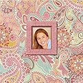 K&Company Wild Raspberry Postbound Album