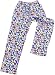 Adult Low Rise Cotton Jersey Sport Pants White with Cheerleader Spirit Design