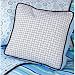 Classic Blue Square Pillow