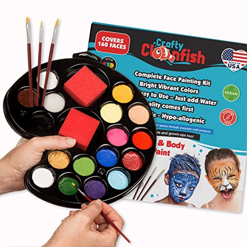 Price tracking for Face Painting Kit 16 color with Gift Box 3 Brushes