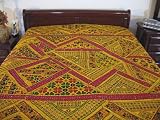 INDIAN DECORATIVE DESIGNER BEDDING BEDSPREAD TAPESTRY