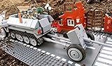 Modbrix 2180 - ✠ Bausteine Panzer Abwehrkanone PAK Stellung & inkl. custom Wehrmacht Soldaten aus original Lego© Teilen ✠ - 2