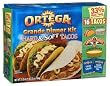 Ortega Grande Dinner Kit, Hard and Soft Tacos, 21.3-Ounce Package (Pack of 4)