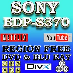 New SONY BDP-SP370 Multi Region Code Free DVD 123456 PAL NTSC Blu Ray Zone A+B+C Player,... by Sony