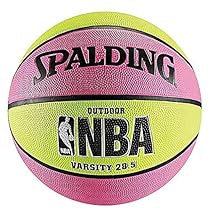 Spalding NBA Varsity Basketball - Pink/Green (28.5