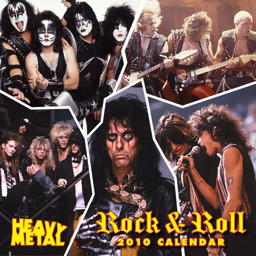 Rock and Roll Stars 2010 Wall Calendar