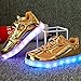 SLEVEL LED Light Up Shoes USB Flashing Sneakers for Kids Boys Girls