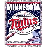 Minnesota Twins MLB Triple Woven Jacquard Throw (MLB Series) (48"x60")