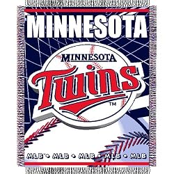 Minnesota Twins MLB Triple Woven Jacquard Throw (MLB Series) (48"x60")