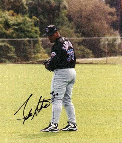 Autographed/Hand Signed Julio Santana New York Mets 8x10 Photo