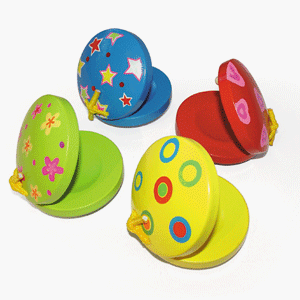 Childrens Toyshop  Toys : Snazzy Starry Castanets