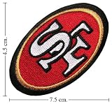 San Francisco 49ers Logo 1 Iron on Patches From Thailand