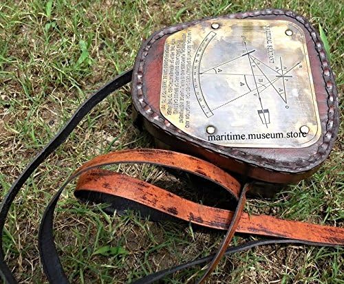 Antique Pocket Sextant With Leather Box.3130