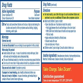 Zicam Cold Sore Gel Swabs - 10 Swabs by Zicam