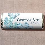 Personalized Sea Breeze Chocolate Bar Wedding Favor W1014-11 Quantity of 1