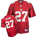 Brandon Jacobs Jersey: Reebok Red Replica #27 New York Giants Jersey