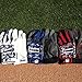 Franklin Sports MLB Baseball Batting Gloves - Shok-Sorb X Batting Gloves for Baseball + Softball - Adult + Youth Padded Non-Sting Pair - White + Black - Adult X Large