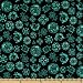 44'' Wide Michael Miller Southwest Mosaic Turquoise Fabric By The Yard