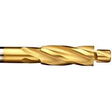 Alvord Polk 507 High-Speed Steel Counterbore, Built-In Pilot, TiN Coating