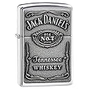 Zippo Jack Daniel's Label Pewter Emblem Pocket Lighter