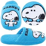 Snoopy Blue Slip On Slippers for Women