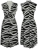 XOXO - XOXO Polka-Dot Stretch V-Neck Dress W/ O-Ring