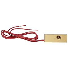 Gems Sensors FS-927 Series Brass Compact Flow Switch, Elbow, Piston Type, Normally Closed, NPT Female