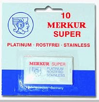 Merkur Double Edge Safety Razor Blades - 10 Count