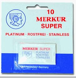Merkur Double Edge Safety Razor Blades - 10 Count
