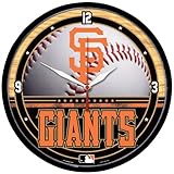 MLB San Francisco Giants Round Clock