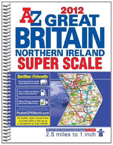 Great Britain Super Scale Road Atlas (A-Z Road Atlas)