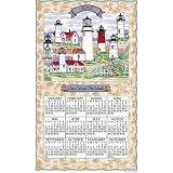 Linen Calendar Towel (Lighthouses Of Cape Cod) 2013