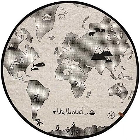 The World Rug Kids Rug Baby Playmat diameter 53 inches