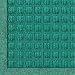 Andersen 280 WaterHog Fashion Polypropylene Fiber Entrance Indoor Floor Mat, SBR Rubber Backing, 27' Length x 18' Width, Aquamarine