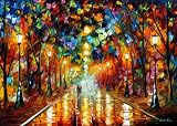 Farewell To Anger - Pallete Knife Original Recreation Oil Painting On Canavs By Leonid Afremov