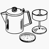 Tops Mfg. 409 Rapid Brew Stainless Steel Percolator
