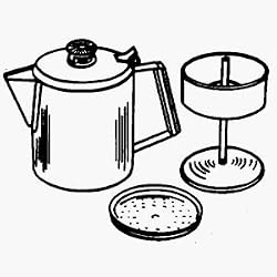 Tops Mfg. 409 Rapid Brew Stainless Steel Percolator