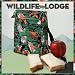 Wolf Bear Deer Lunch Cooler Bag Insulated Wolf Lodge NO Lead Lead-Free safe Lunchbox
